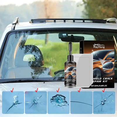 Résine de Réparation Fissure Pare-Brise Voiture 20 ml