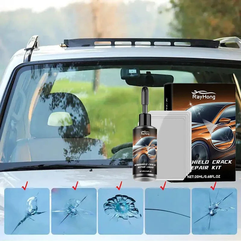 Résine de Réparation Fissure Pare-Brise Voiture 20 ml