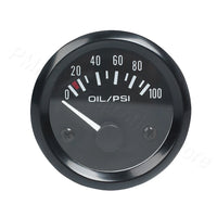 Jauge 52 mm 12V Température d'Eau d'Huile Pression Volts Ampèremètre