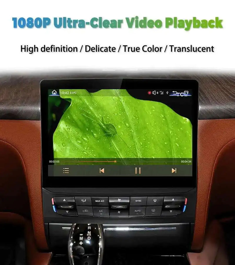 Autoradio Android 13 Maserati Levante 2016-2020 Écran 10,26 pouces Qualcomm CarPlay 4G