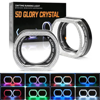 Anneaux LED Angel Eyes RGB Feux de Jour 5D 2,5 et 3 Pouces