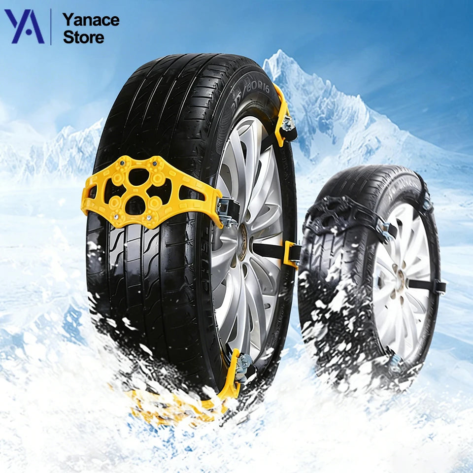 Chaînes à Neige Voiture TPU Réglables 165-275 mm