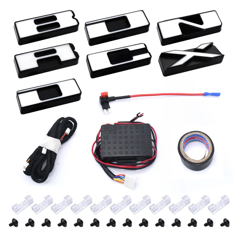 Emblème Calandre Lumineux Ford Bronco 2021-2022 Lettres LED