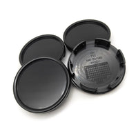 Cache-Moyeux Universels Vierges 58mm ABS Kit 4 — gros plan
