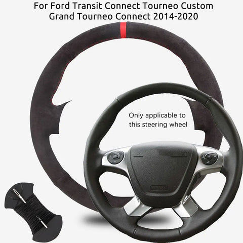 Couvre Volant Ford Transit Connect Tourneo Custom 2014-2020 à Coudre