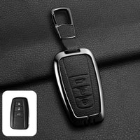 Étui de Protection Clé Toyota C-HR RAV4 Corolla Prius Camry Alliage de Zinc et Cuir