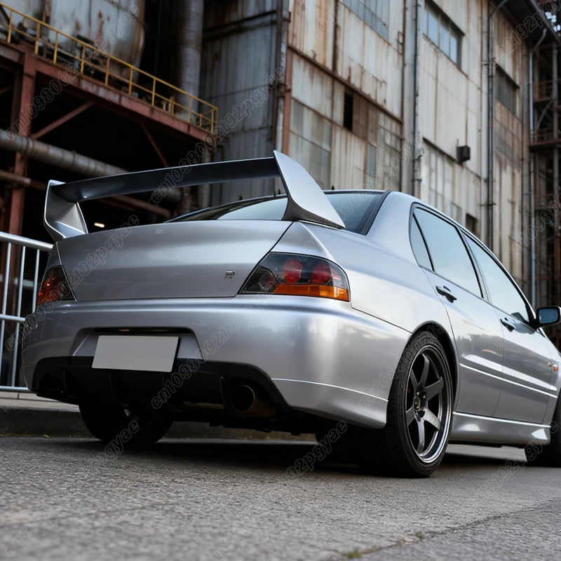 Becquet de Coffre Mitsubishi Lancer 2003-2008 Style Course Sport Aileron Arrière Fixe