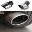 Embout d'Échappement Inox Universel Peugeot 208 308 3008 Droit ou Coudé