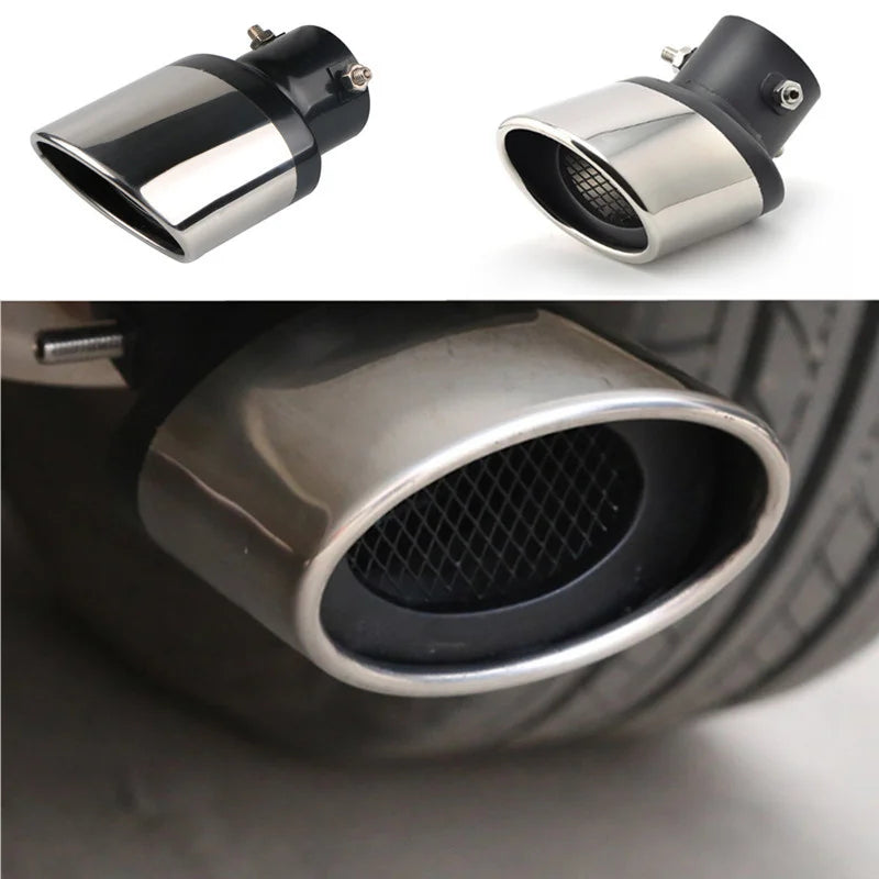 Embout d'Échappement Inox Universel Peugeot 208 308 3008 Droit ou Coudé