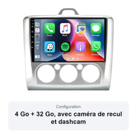Autoradio CarPlay Ford Focus 2 2004-2011 Android Écran Tactile