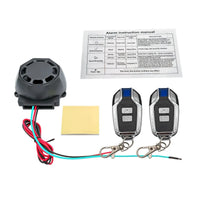 Alarme Voiture 12V Vibration Télécommande Universelle