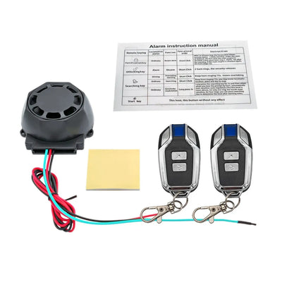 Alarme Voiture 12V Vibration Télécommande Universelle