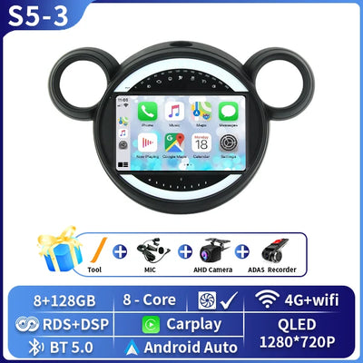 Autoradio Android CarPlay MINI Cooper R56 R60 2006-2015