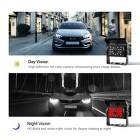 Caméra de Recul Sans Fil Podofo avec Écran 7 Pouces IPS, 1080P, Vision Nocturne et Étanche IP68 pour Camping-Car et Camion