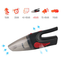 12V Car Vacuum Cleaner Cigarette Lighter 120 W Washable HEPA Filter