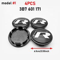 Cache-Moyeux Volkswagen 55 ou 65 mm, Lot de 4, Références 3B7601171, 1J0601171, 5H0601171, Jetta MK5, Passat