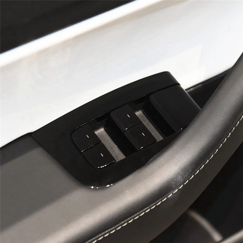 Bouton Lève-Vitre Tesla Model 3 et Model Y 2017-2022 — détail de finition