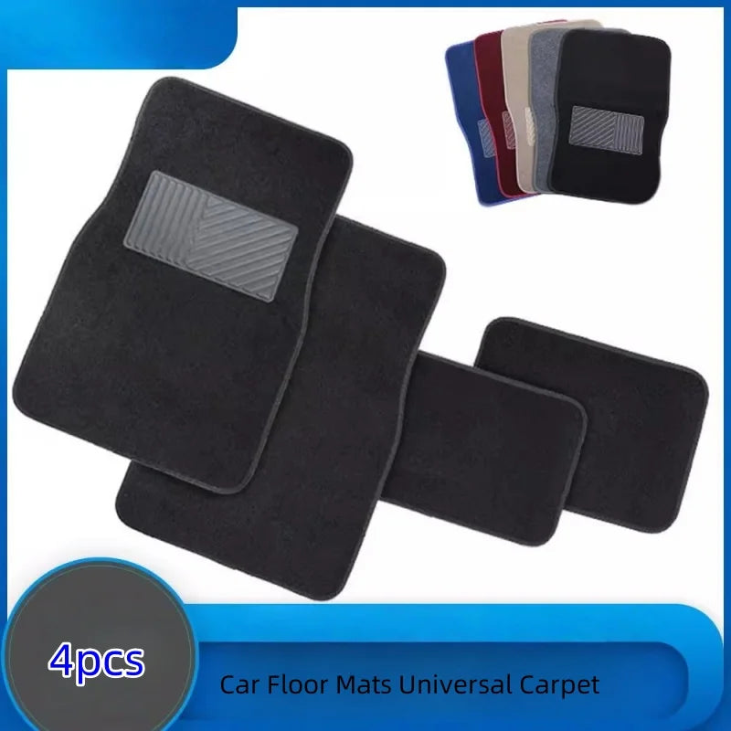 Tapis de Sol Voiture Universel Moquette 4 Pièces