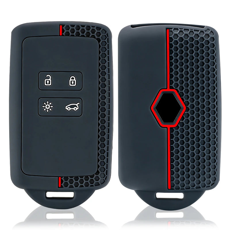 Étui de Protection Clé Renault Carte Silicone Clio 4 Clio 5 Captur Mégane Austral Arkana Kadjar Duster