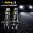 Ampoules LED H7 H4 Canbus 8000LM 6000K