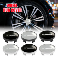 Cache-Moyeux GT Sport 56 ou 60 mm, Lot de 4, Noir ou Argent, pour Renault Clio, Twingo, Zoe, Mégane, Duster