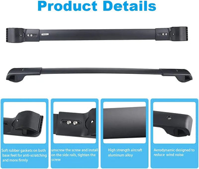 Barres de Toit Aluminium Subaru Forester Crosstrek Impreza