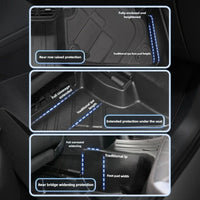 Tapis de Sol Volvo XC40 2020-2025 XC60 2015-2017 2018-2025 TPE 3 Pièces Étanches Antidérapants