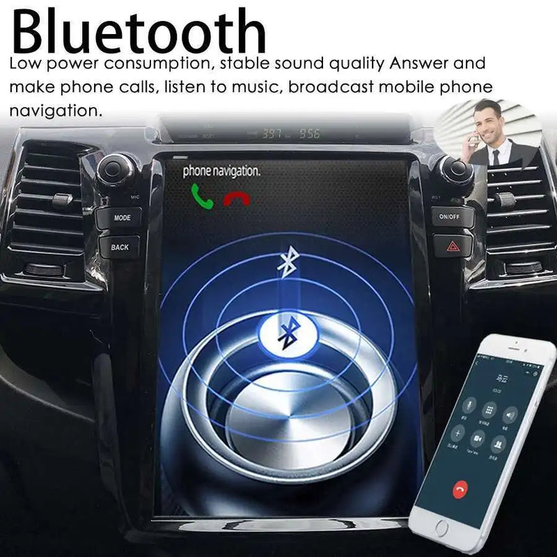 Autoradio Android 14 Écran Vertical Toyota Fortuner et Hilux 2005-2014 CarPlay GPS 4G