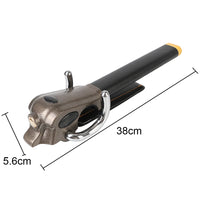 Antivol de Volant Pliable Cuir PU et Alliage