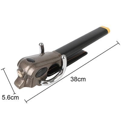 Antivol de Volant Pliable Cuir PU et Alliage
