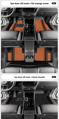 Tapis de Sol TPE Volvo XC60 2009-2026 T8 PHEV Conduite à Gauche Simple ou Double Couche Protection des Seuils
