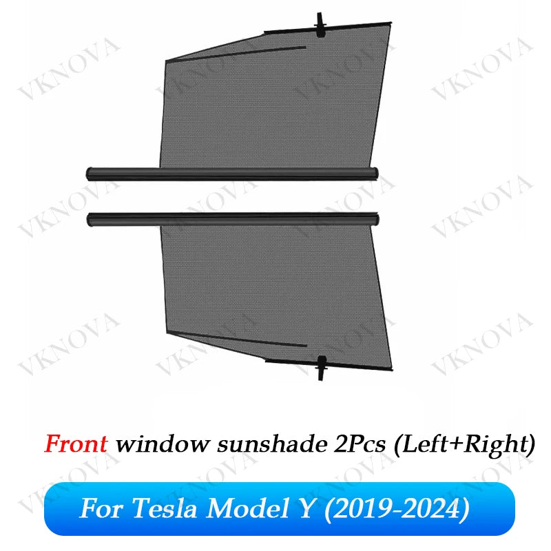 Pare-Soleil Latéral Tesla Model 3 Model Y Model X Store Enrouleur Vitres Avant Arrière