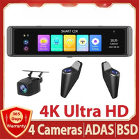 Dashcam Miroir 12 Pouces 4K Sony IMX415 4 Canaux