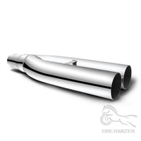 Embout d'Échappement Universel Inox Entrée 63 mm Sortie 76 mm