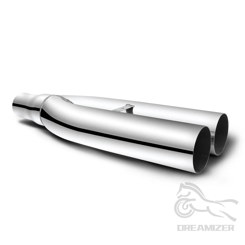 Embout d'Échappement Universel Inox Entrée 63 mm Sortie 76 mm