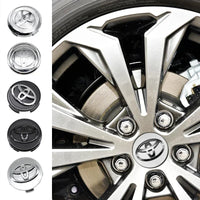 Cache-Moyeux Toyota Corolla Camry Yaris RAV4 57mm 62mm — vue arrière