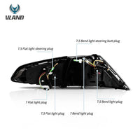 Feux Arrière LED VLAND Volkswagen Golf 7 MK7 2013-2021 — vue de profil