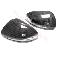 Coque de Rétroviseur Mercedes Classe C W205, E W213, S W222, GLC X253, GLA, GLB, EQA, EQB, EQC en Carbone Véritable, 8 Styles