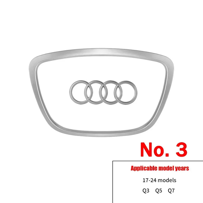 Logo Audi Autocollant 4 Anneaux Électroplaqué A3 A4 Q5