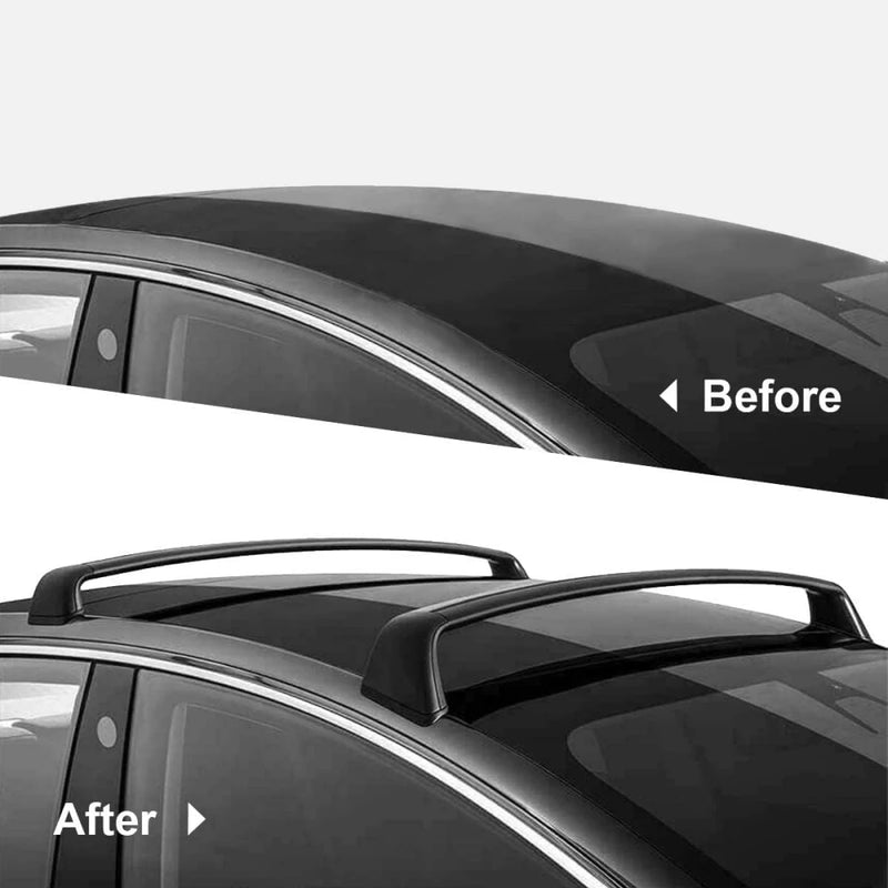 Barres de Toit Verrouillables Tesla Model 3 et Model Y 2017-2026 en Aluminium Antivol