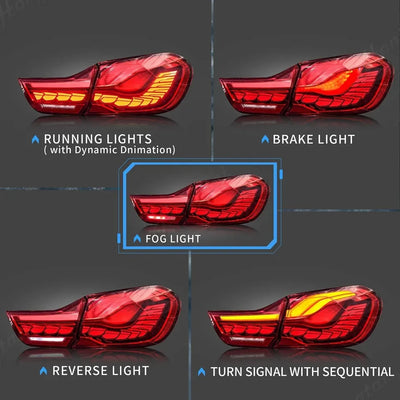 Feux Arrière LED BMW Série 4 F32 F33 F36 M4 F82