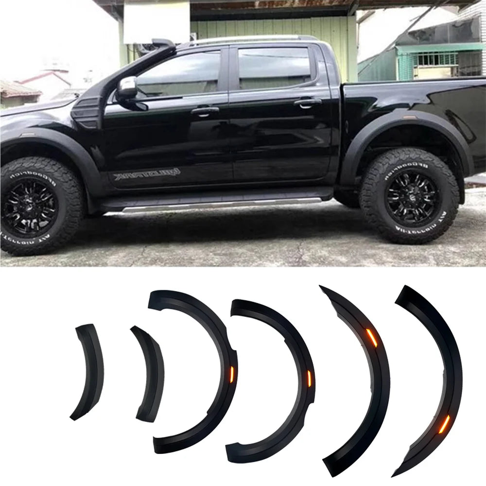 Élargisseurs d'Ailes Ford Ranger T7 T8 2015-2021 LED Jeu de 6 Pièces