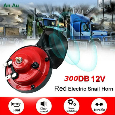 Klaxon Escargot 300 dB Étanche 12V pour Voiture