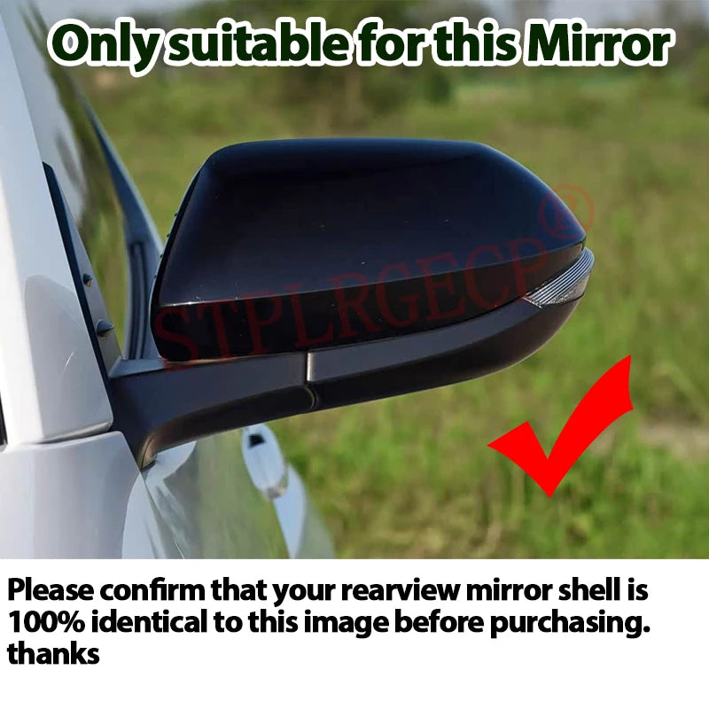 Coques de Rétroviseur Style Cornes Noir Brillant Toyota GR Yaris XP210 2020-2026