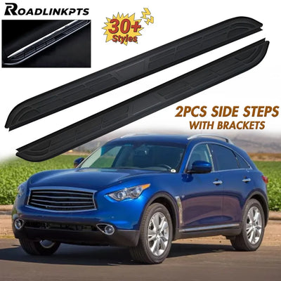 Marchepieds Latéraux Aluminium Infiniti QX70 2014-2018