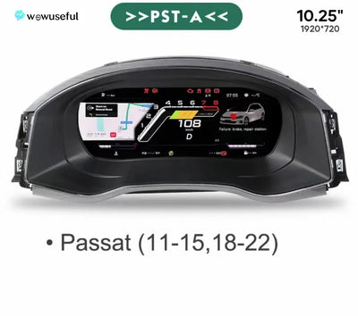 Tableau de Bord Numérique VW Golf 7 Passat B8 12,3 pouces