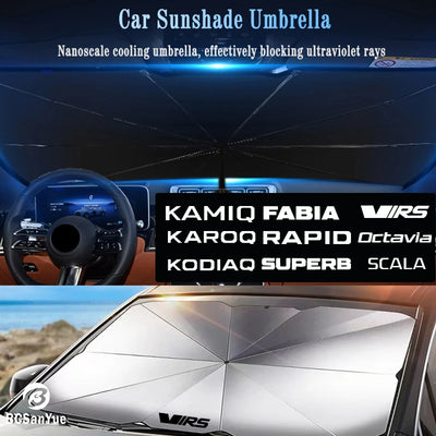 Pare-Soleil Pare-Brise Retractable Skoda Octavia Fabia Kodiaq