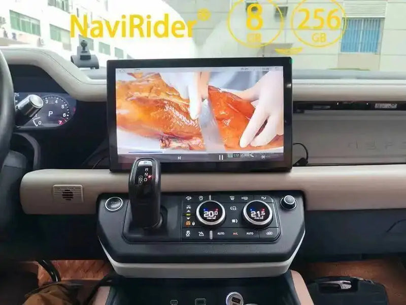 Autoradio Android 13,3 Pouces Land Rover Defender 2020-2024 Écran Tactile CarPlay Sans Fil Android Auto