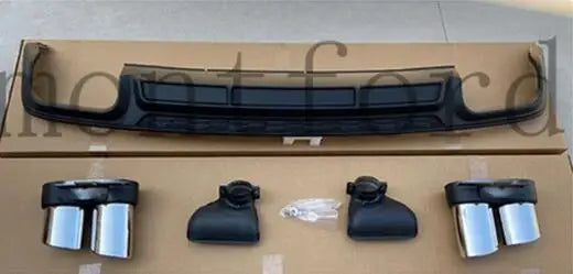 Diffuseur Arrière Audi A6 S6 C8 2019-2021 avec 4 Embouts Argent ou Noirs