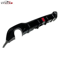 Diffuseur de Pare-Chocs Arrière Volkswagen Golf 8 GTI R-Line 2020-2023 ABS Noir Brillant